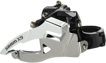 PREDNJI MJENJAC SRAM X9 2X10 LOW CLAMP BOTTOM PULL