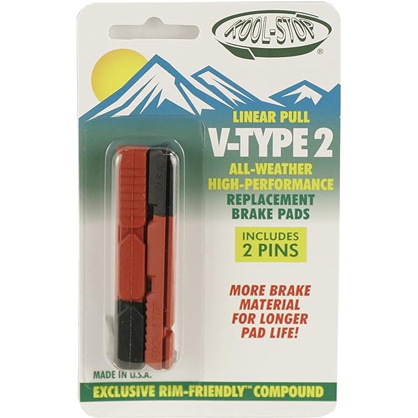 KOČIONE PAKNE KOOL STOP ULOZAK V-TYPE BLACK