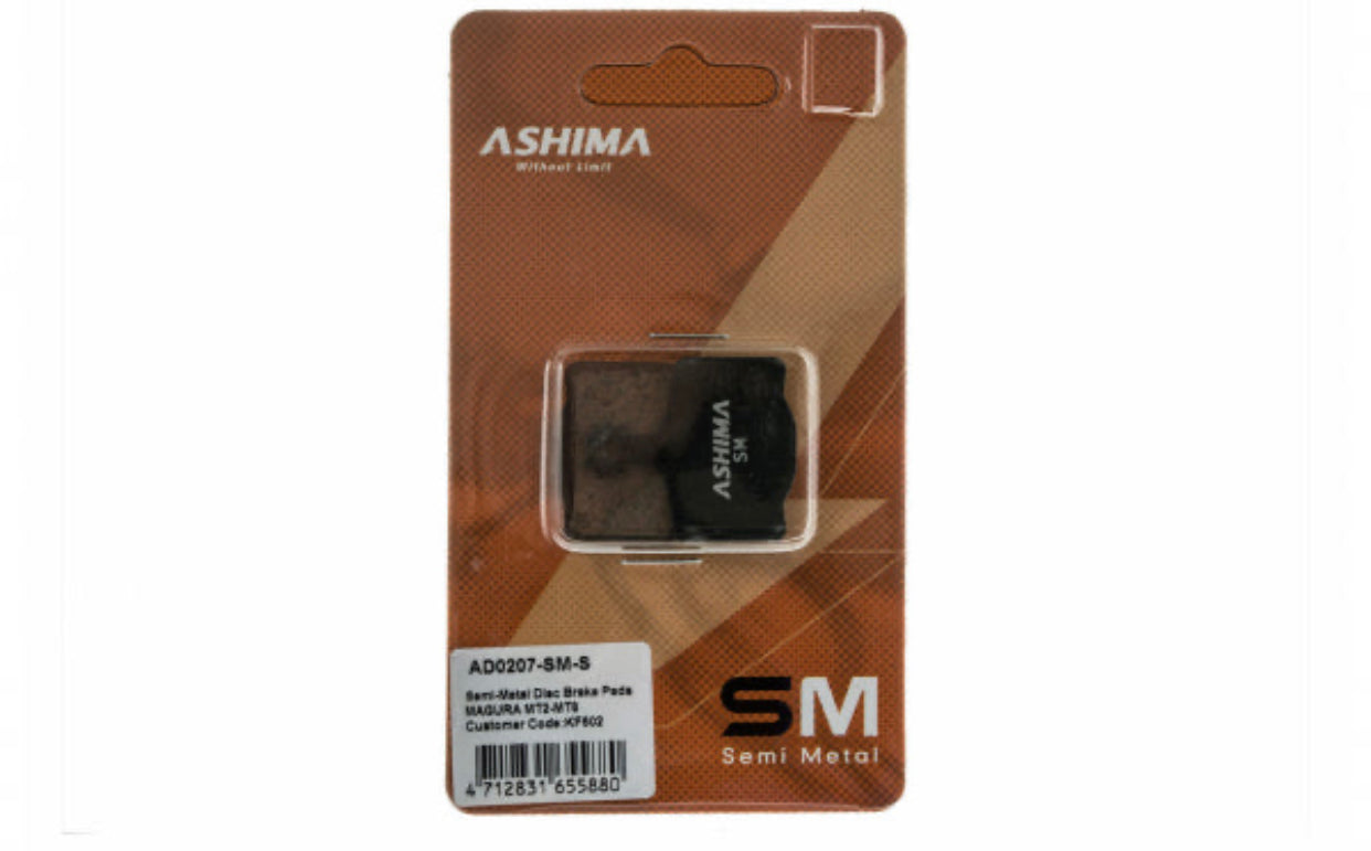 KOČIONE PAKNE ASHIMA MAGURA MTS MT2 MT4 SM