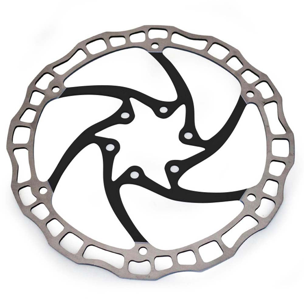 ROTOR ASHIMA 203 MM CRNI 6 BOLTS ARO-08-503-BK