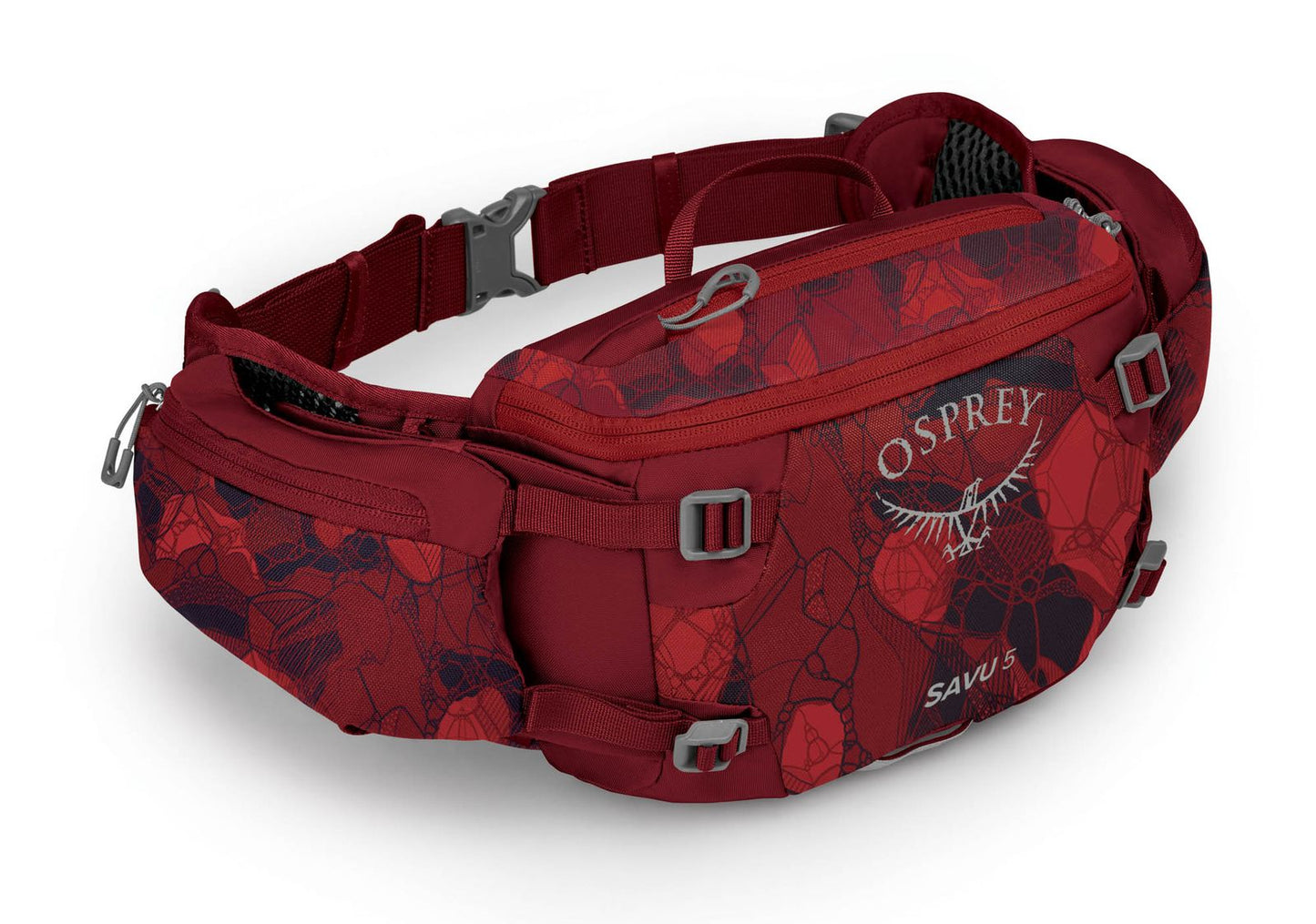 RUKSAK OSPREY SAVU 5 O/S CLARET RED