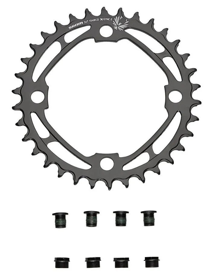 SRAM CHR TURBO 34T EAGLE 12-SPD 104BCD 1X RING STEEL