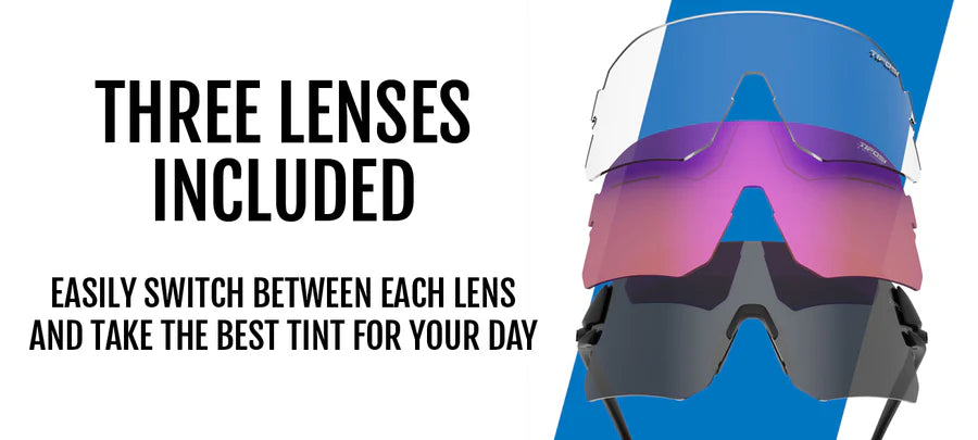 NAOČALE TIFOSI Rail BlackOut Smoke/AC Red/Clear