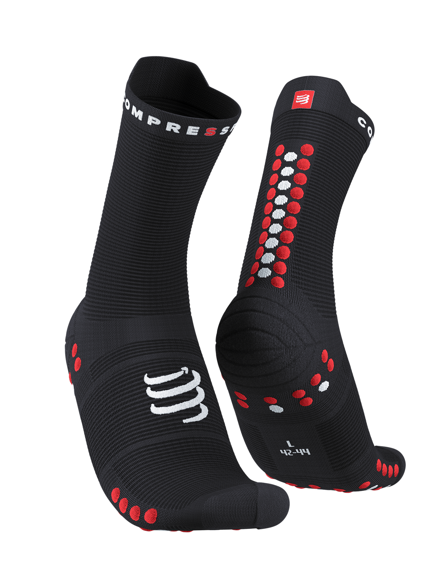 CS SOCK PRO RACING V4.0 RUN HI T3 B/R
