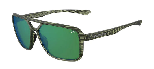 NAOČALE TIFOSI Salto Olive Stripe Fade Emerald Mirror