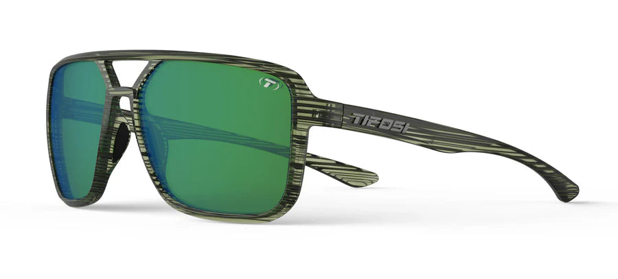 NAOČALE TIFOSI Salto Olive Stripe Fade Emerald Mirror
