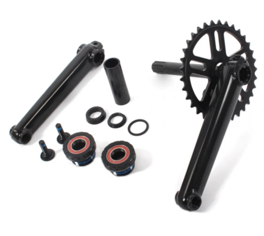 BMX crankset left thread 7/8 x 24TPI