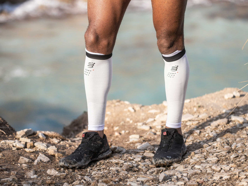 Compressport R2V2 Calf White