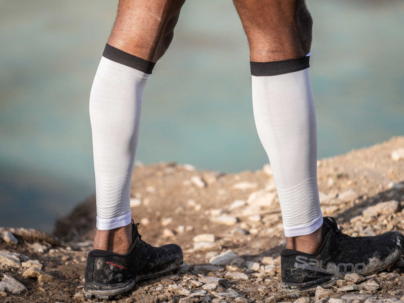 Compressport R2V2 Calf White